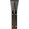 Ekena Millwork Embrey Steel Bracket, Hammered Brown 2"W x 18"D x 6 1/2"H BKTM02X18X06EBHBR - alternate 5